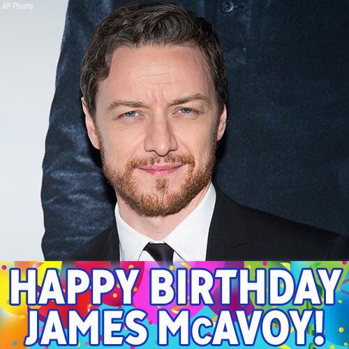 Happy Birthday to \"X-men\" star James McAvoy! 