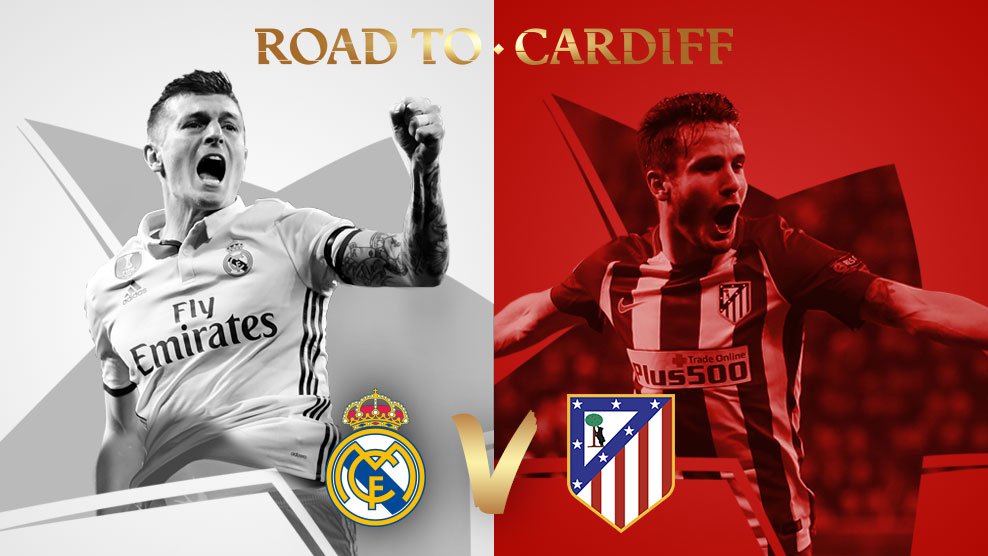 DiarioJAENes's tweet photo. ⚽️🔴#ÚltimaHora Real Madrid - Atlético y Monaco - Juventus, en semifinales de la #ChampionsLeague https://t.co/d8CEBwZYPP