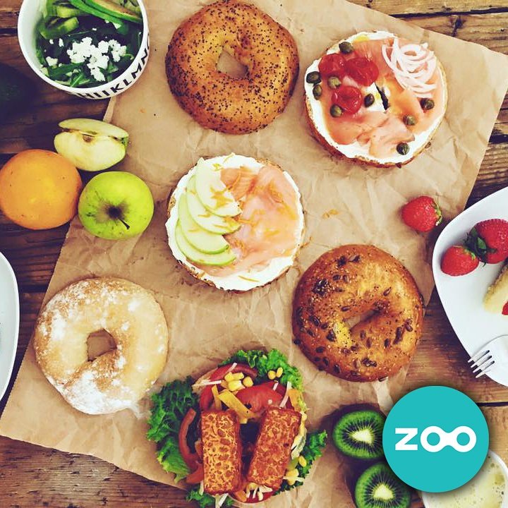 SgnamTweet's tweet photo. ZOO sbarca su Sgnam! Scopri la vastissima scelta di #bagel e #cheeseburger, #centrifugati e #dolci, tutto #bio ➜ https://t.co/CvfkDrUEmL https://t.co/Z9bZzVq8Km