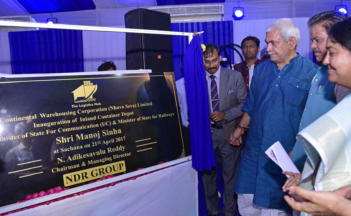 NDR Group inaugurates Inland Container Depot at Sachana in Gujarat for EXIM cargo