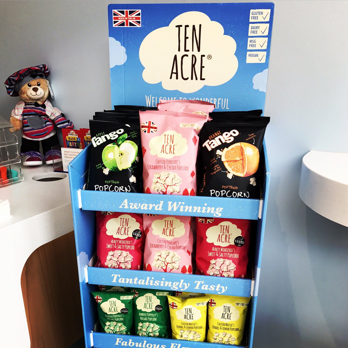 New in store 🎉 Popcorn 🍿with  flavours that hit the spot from the wonderful <a href="/10Acre/">Ten Acre Snacks</a> perfect pair with your Froyo 🍨