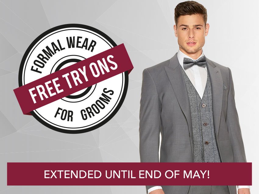 sortmywedding's tweet photo. Free Try On service extended until the end of May! Build your outfit online &amp; get it delivered to your nearest store to try it on for FREE! https://t.co/dEl1Vdtl9N