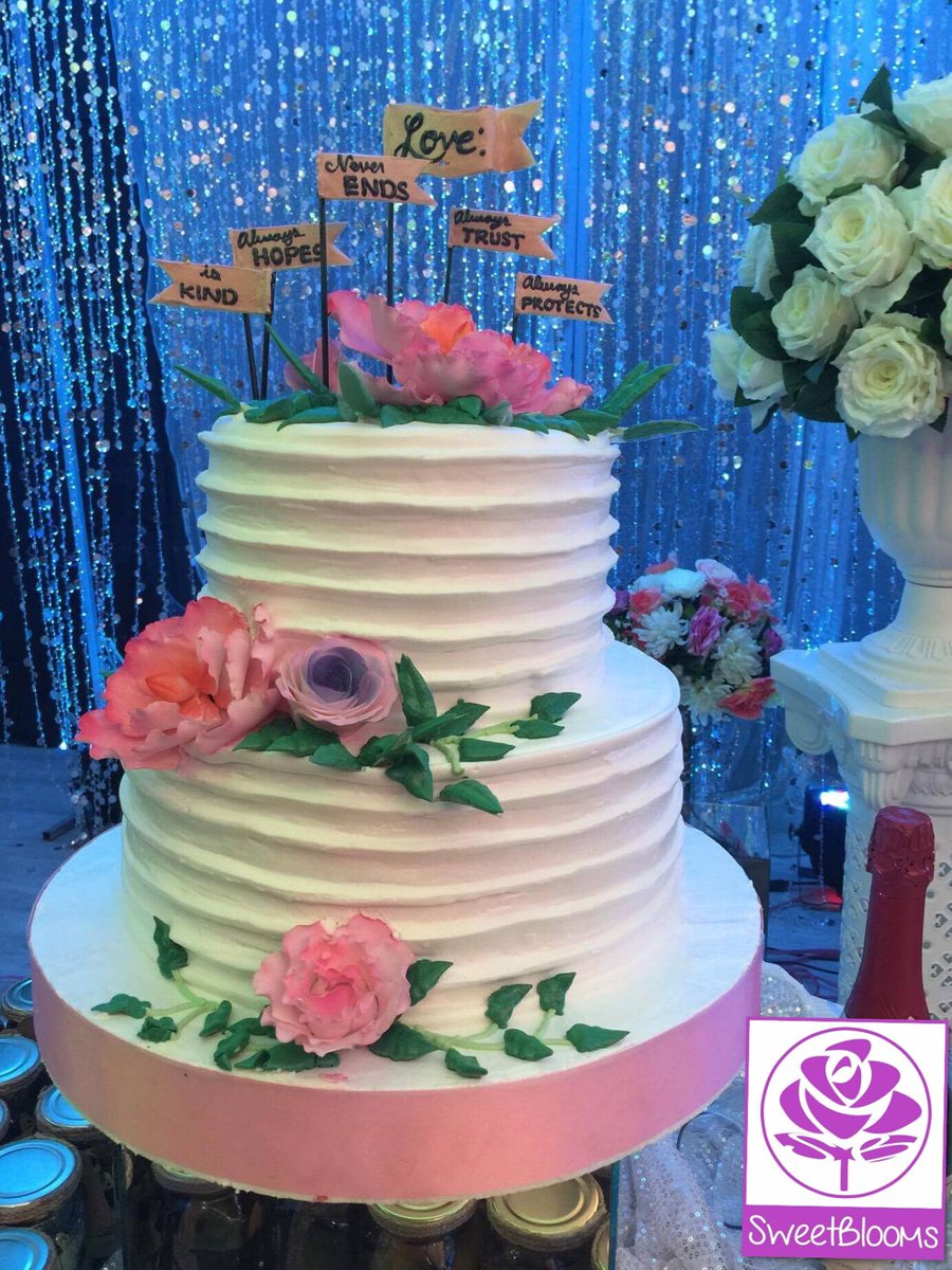 #Sweetblooms #WeddingCake #SweetbloomsCake #MarshmallowIcingCake #ILoveSweetblooms