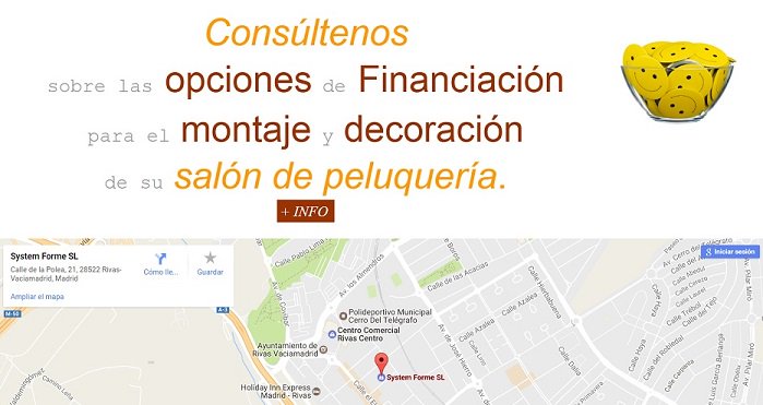 SystemForme's tweet image. Ahora sí puedes tener tu propio Salón, si necesitas Financiación consúltanos.