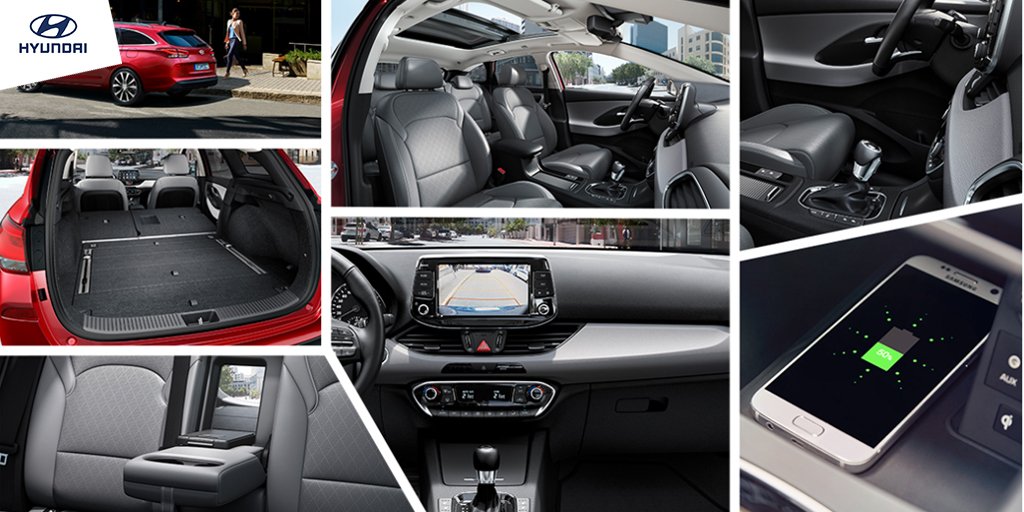 La disposición panorámica del interior del nuevo #i30Wagon ampliará tu mundo y maximizará tu conectividad.