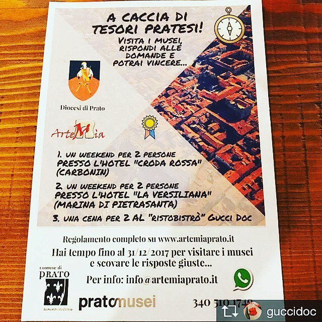 PratoFood's tweet photo. Bella iniziativa !!!!#repost @guccidoc #pratofood #prato #museipratesi #pratomusei #crodarossa #carbonin #versiliana #premiimportanti #prat… https://t.co/t8pNsMJaP8