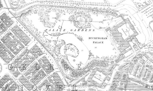 Groundsure's tweet photo. Beautiful historical maps of #buckinghampalace ranging from 1869 to 1896 #queensbirthday https://t.co/dHoXtHLHRa