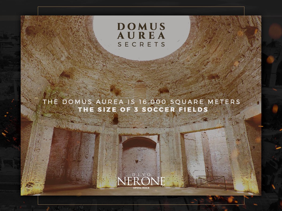 divo_nerone's tweet photo. 30 times larger than the #SistineChapel.
The #domusaurea will make the #rockopera "Divo Nerone" very memorable! #DivoNerone #AncientRome https://t.co/ykrKH97wOa