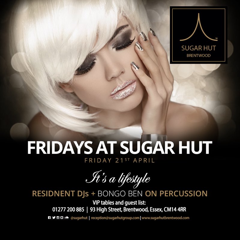 sugarhut's tweet photo. Tonight catch @iambongoben alongside resident DJs in the Club room from 10pm! #bongoben #DJs #Essex #Sugarhut https://t.co/qsFHGNJ5JO