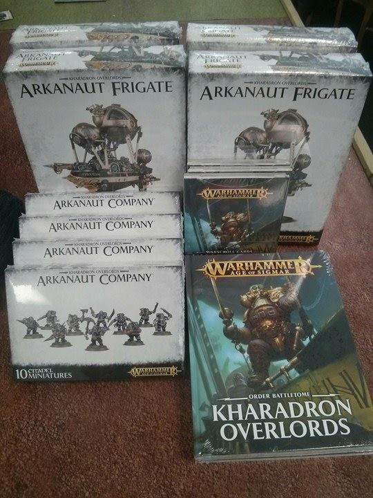 Are you ready for the weekend? Set up to be a good'un. #prerelease #amonkhet #mtg #gamesworkshop #kharadronoverlords
