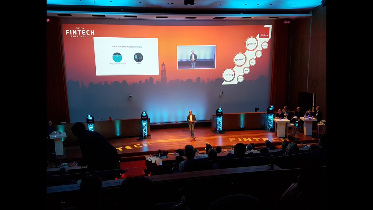 Pitching at the Dutch Fintech Awards! #fintechawards
