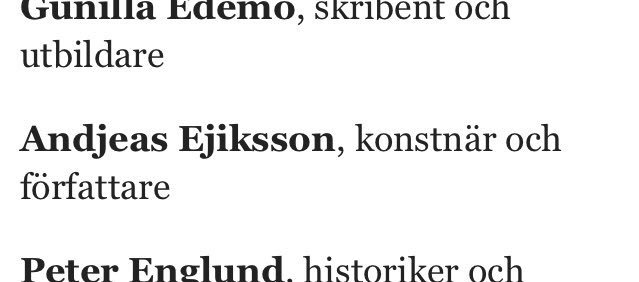 lisa_blomqvist's tweet photo. Aldrig har jag sett ett mer provocerande namn. https://t.co/IR3eL4JA1z