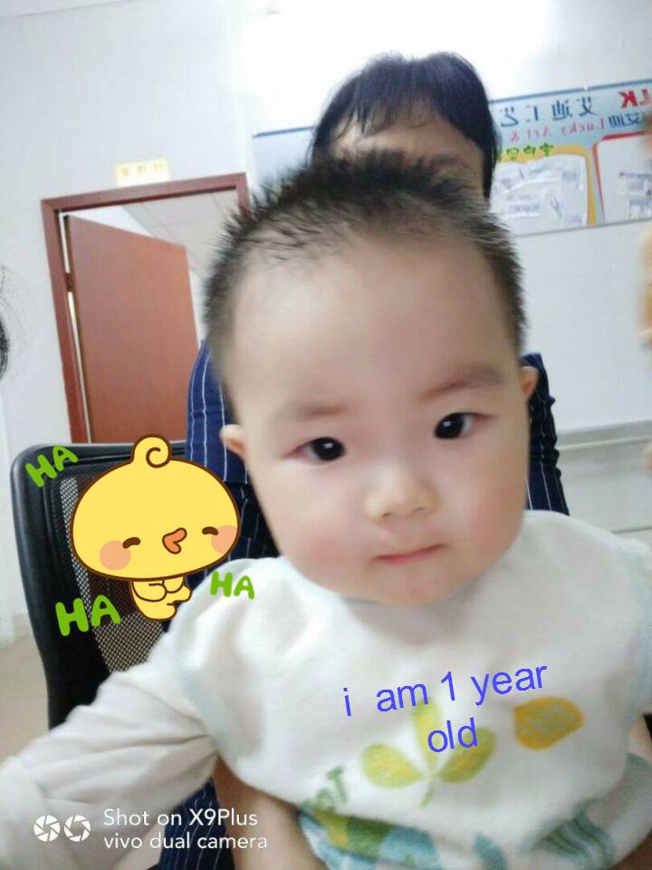Angelia6666's tweet photo. happy birthday. 1 year old https://t.co/Ann4F7SJD8