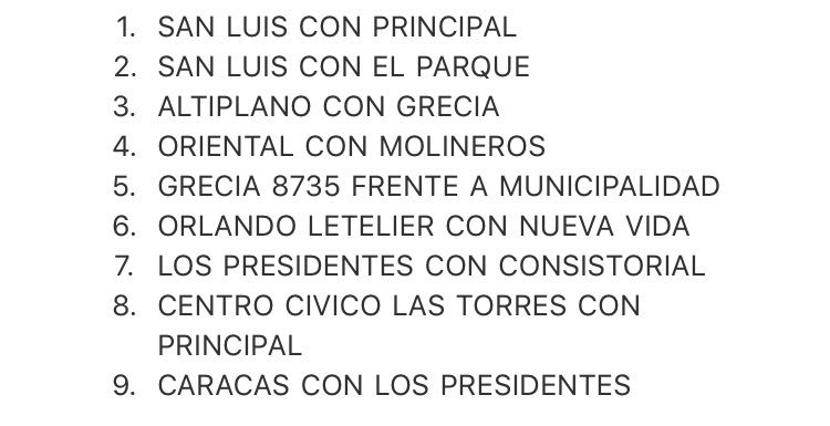 penalolen's tweet image. Puntos de distribución de Agua: