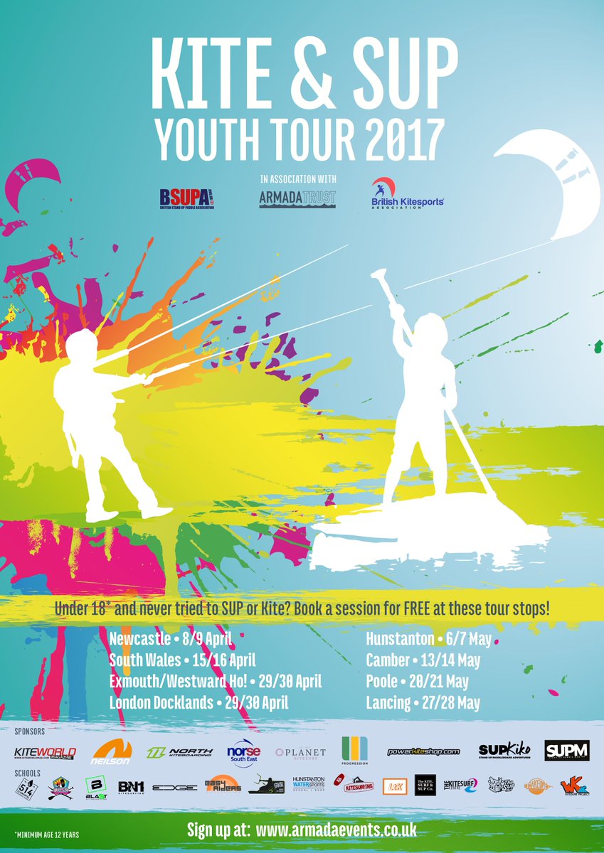 HunnyWsports's tweet image. Fancy trying paddleboarding and powerkiting for FREE..?!
Aged between 12-18 years..?!
Sign up on the link below -
buff.ly/2ox5WRa
