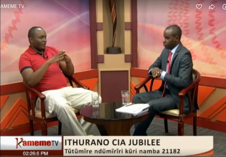 <a href="/KamemeTvKenya/">Kameme TV</a> Twihotorete gukurehera imwe ka imwe uria maundu maikarite #IthuranoCiaJubilee maundu  maikarite atia mwena uria uri SMS21182