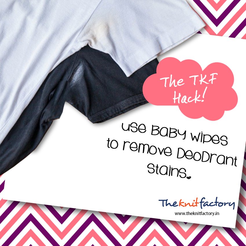 KnitFactoryIn's tweet photo. This #hack will make your life easier.

#TheKnitFactory #tips #stains #lifehacks #style https://t.co/BQMw1NivoJ