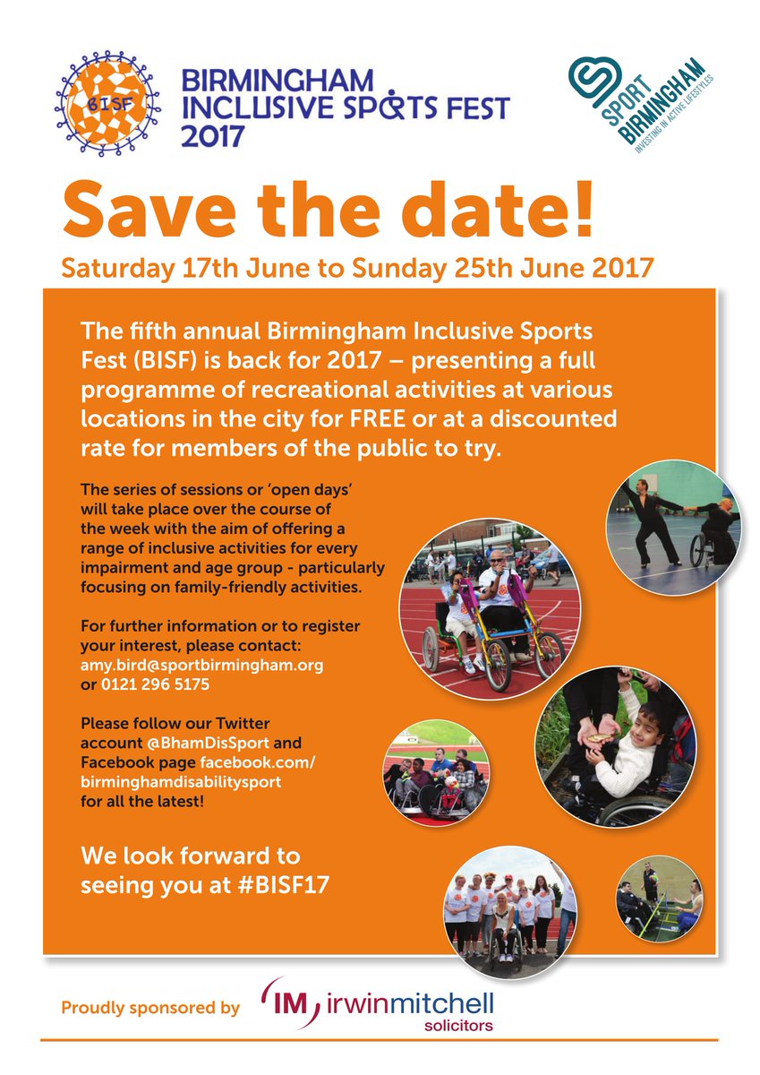 BISF is back this year with dedicated partners <a href="/irwinmitchell/">Irwin Mitchell</a> supporting our cause. Find out more about #BISF17 at bit.ly/2oRpLpZ