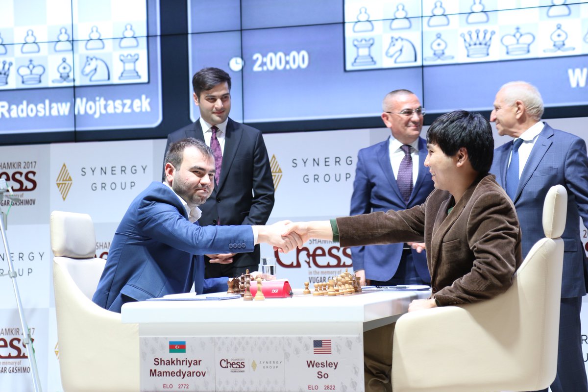 ruchess_ru's tweet image. В Шамкире начался первый тур Мемориала Вугара Гашимова. Фото Э. Кублашвили #ShamkirChess2017