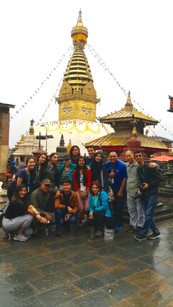 #GPYENepal delegates kicking off day 3 with cultural expedition to #Swayambhunath, a Buddhist temple and <a href="/UNESCO/">UNESCO 🏛️ #Education #Sciences #Culture 🇺🇳</a> World Heritage Site.