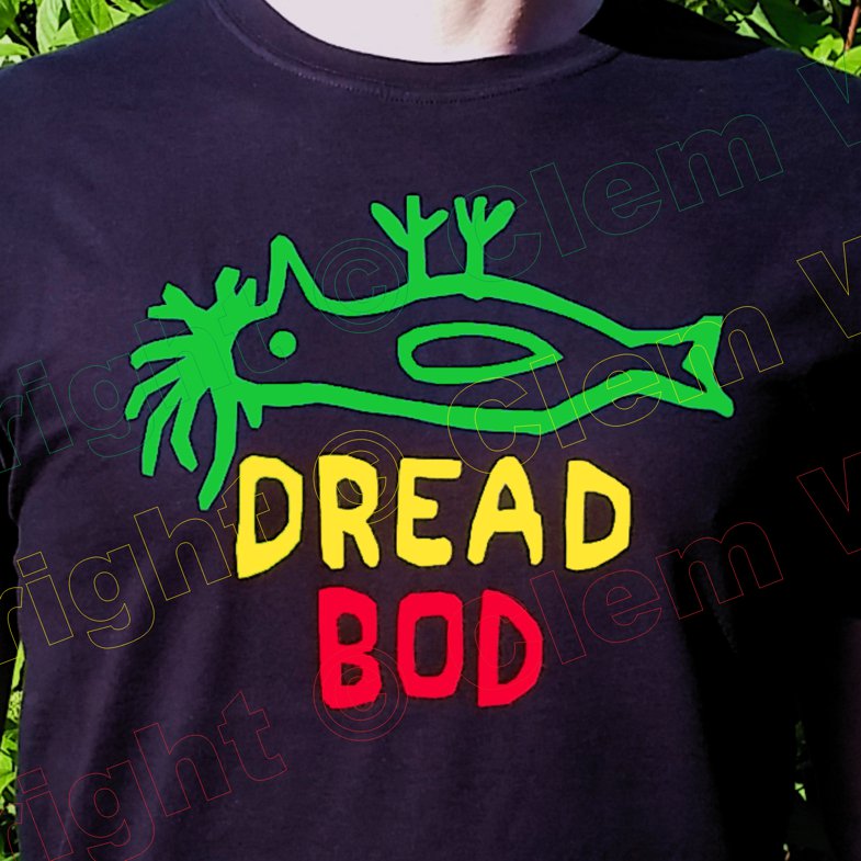 clemwear's tweet photo. @bbcburnsy Thanks for speaking about t-shirt #DreadBod today Burnsy. Here's the link for all interested #DeadBod :) https://t.co/wq3otXfmMv https://t.co/wgXtVxwSkt
