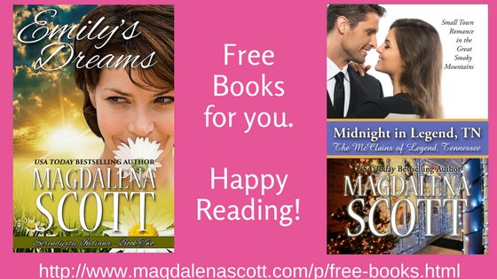 MagdalenaScott's tweet photo. Try both of my #smalltown #sweetromance series by visiting my #FREEBOOKS page today! https://t.co/6UHZkrBRyR … #CR4U https://t.co/5pL7S6BMeZ