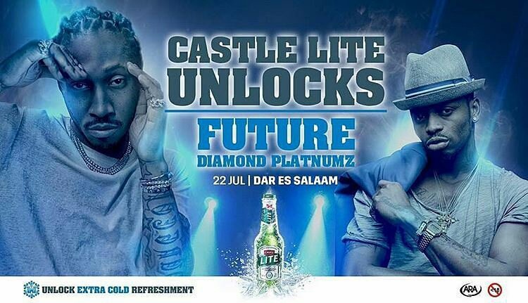 Wcbwasafi_'s tweet photo. SAVE YOUR MONEY: 22 July 2017 it will be Massive @diamondplatnumz x @1future On One Stage #LeadersClubGround 
cc @Sallam_SK @CastleLiteTz https://t.co/kjaOVN1Kwq