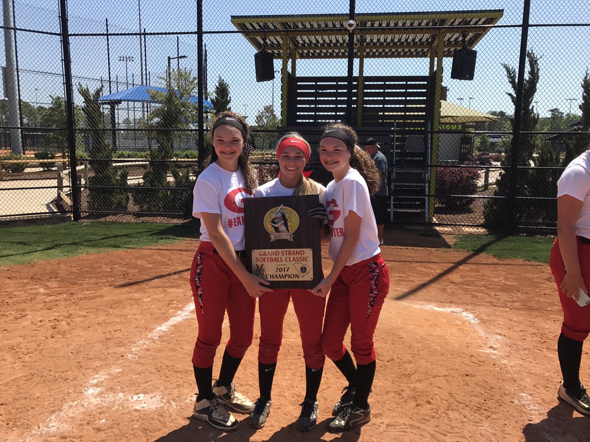 Our Varsity team brought home the Champion Hardware in the Grand Strand Softball Classic this week! <a href="/GM_Softball/">Cruiser Softball</a> Myrtle Beach was a blast💯🏆👍