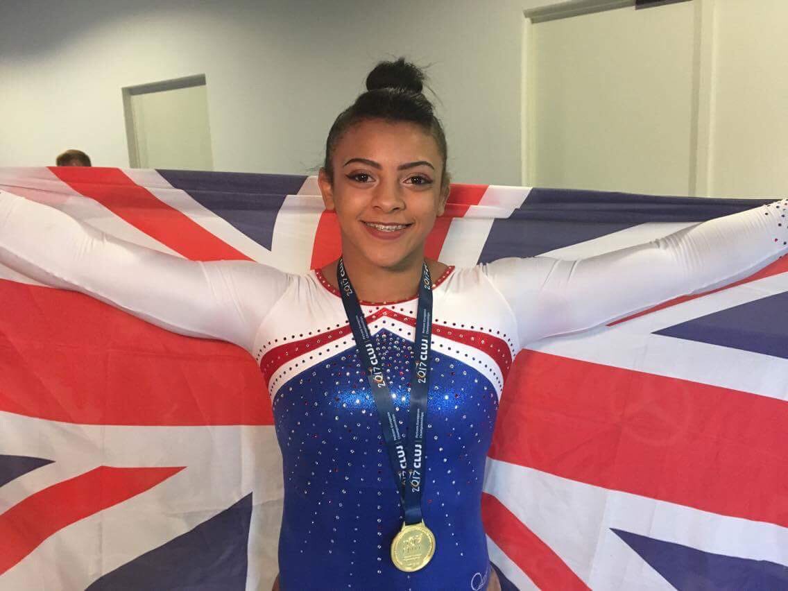 BritGymnastics's tweet photo. Your 2017 European All-Around Champion @elliedownie! 💕👊🏻🇬🇧🏆🏅 #gymnastics #EChCluj2017 https://t.co/5gZhwp6Yrx