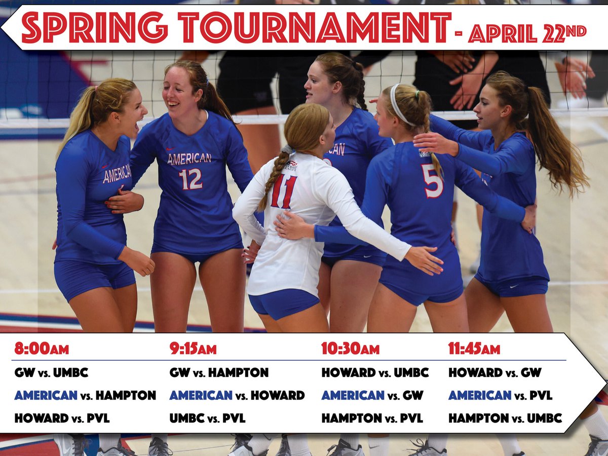 AU_Volleyball's tweet photo. Home Tournament Saturday &amp; last event for 2016-17 squad. Matches start at 8am in Bender &amp; free admission!!! #letsgoAU #2017seasoncountdown https://t.co/nFMJkeEBAa