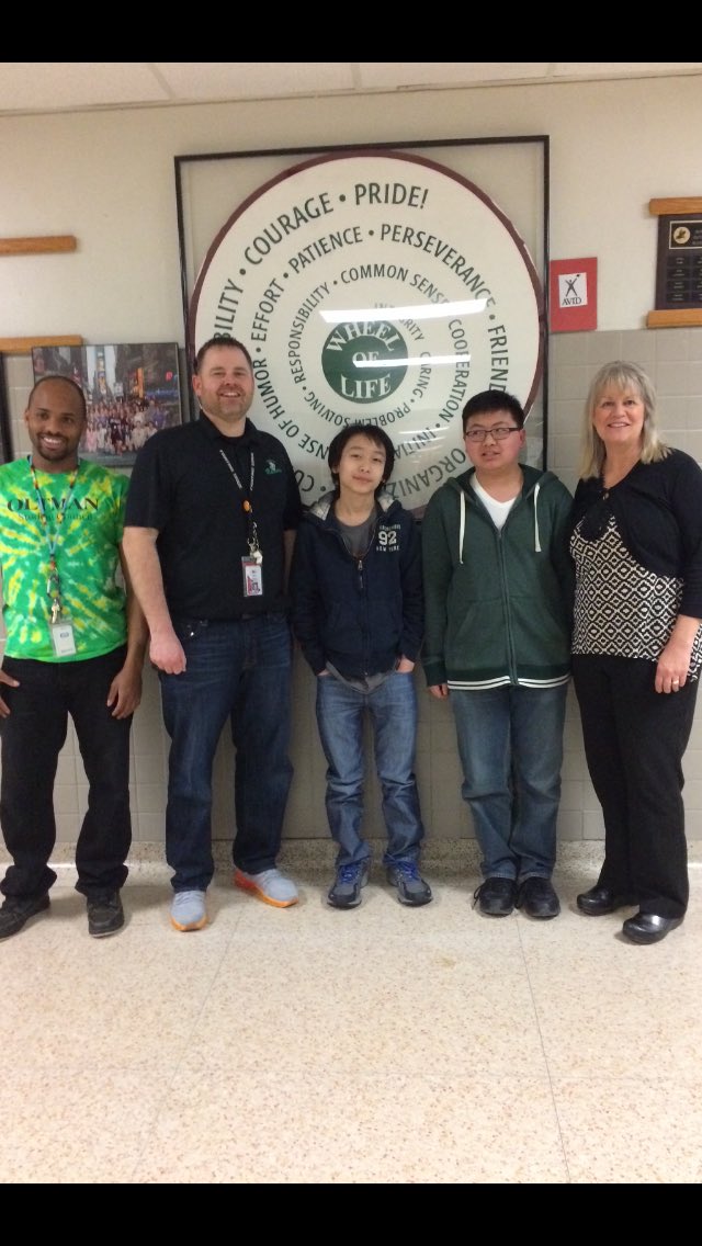 OltmanMiddle's tweet photo. Three years at Oltman with perfect attendance.  Not missing any days of school, congratulations Nye and Marshal!!#AVIDmakesadifference https://t.co/UCMpLL5qkY