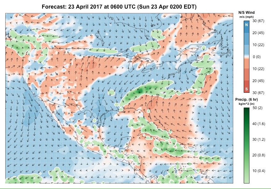 DrBirdCast's tweet photo. Our regional migration forecast is out and includes our thoughts on this weekend's Gulf Coast situation https://t.co/BrWpszg9Rg https://t.co/PKHEXabHrr
