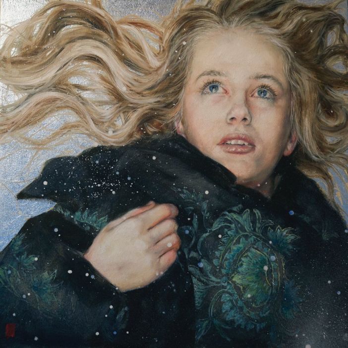 todayinart's tweet photo. "Stargazer" by June Stratton, on view at her current solo exhibition at @DistinctionArt via @BeautifulBzarre https://t.co/qirMSjwb8G