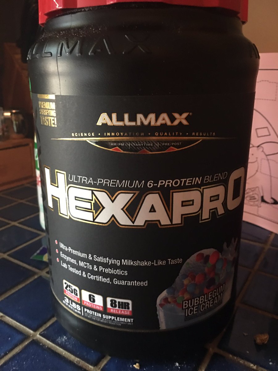 RealCoachGripp's tweet image. Anyone looking for a great tasting protein that works then look no further than @ALLMAX #Hexapro #Notpaidforthis