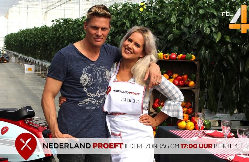 As zondag kijken naar #rtl4 opnames #Nlproeft #paprika promotie #millieukeur #westerschelde #vitamine