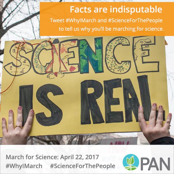 I march because chlorpyrifos should have been banned years ago, no matter what <a href="/DowChemical/">Dow</a> says. #WhyIMarch #ScienceForThePeople