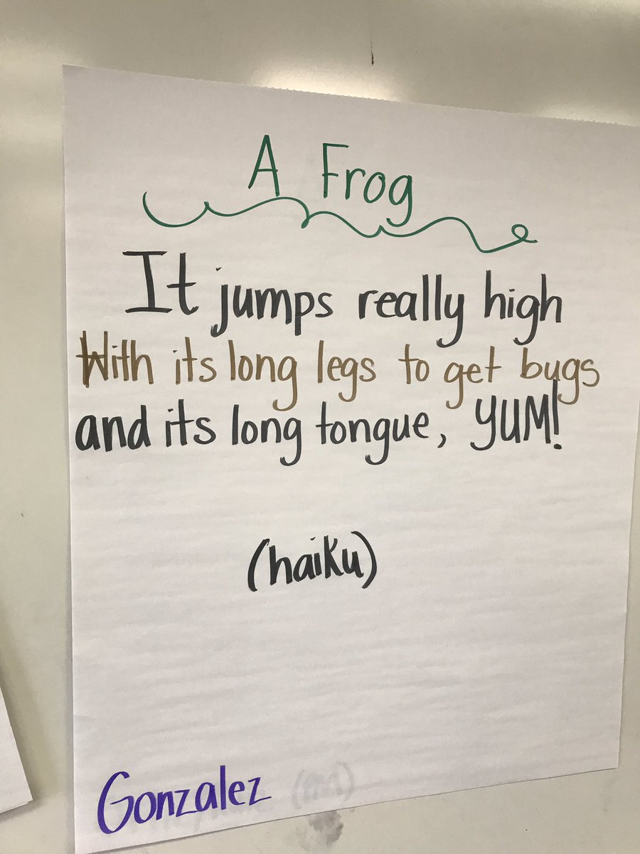 Creating a haiku poem with Mrs. Snead! <a href="/CentralCubHub/">CentralCubHub</a> <a href="/CentralCFB/">Central Elementary</a>