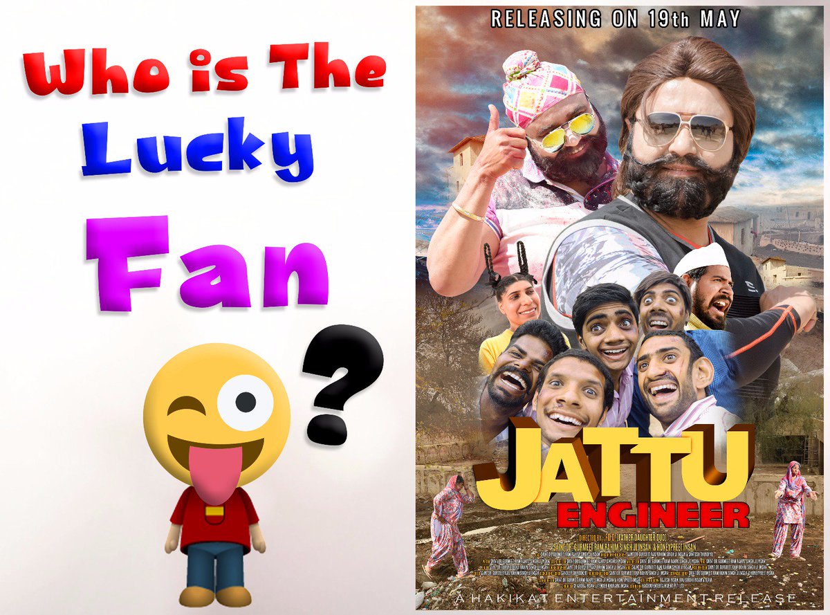 MSGTheFilm's tweet photo. So Guys...Are you ready?
Be the lucky one!! Tweet your funny selfie with 'Jattu Engineer" poster. Don't forget to add #JESelfieContest tag. https://t.co/gWP9orOqpR
