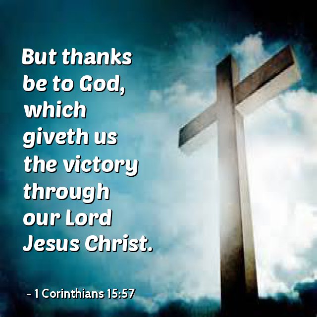 Praise the Lord....