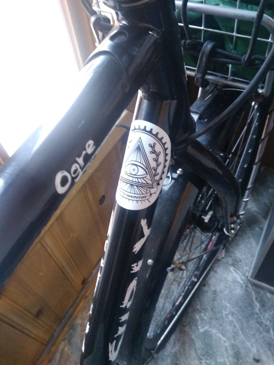 etgreg's tweet image. This bike knows sharrows are not infrastructure. This bike knows everything. @BicycleLobby