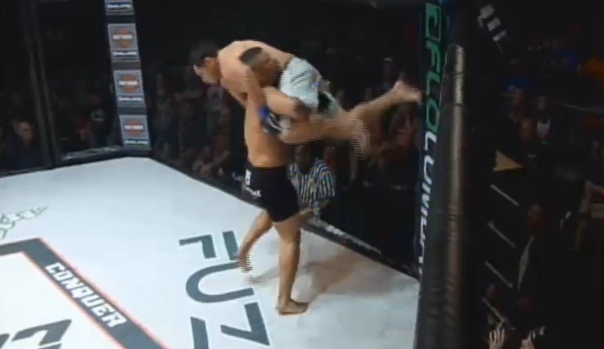 FloCombat's tweet photo. Deron Winn made one of the best #MMA debuts of all time at #ConquerFC3. He returns Saturday, April 29. Get some. https://t.co/gAr92VmRTA https://t.co/4nFz76HvmY