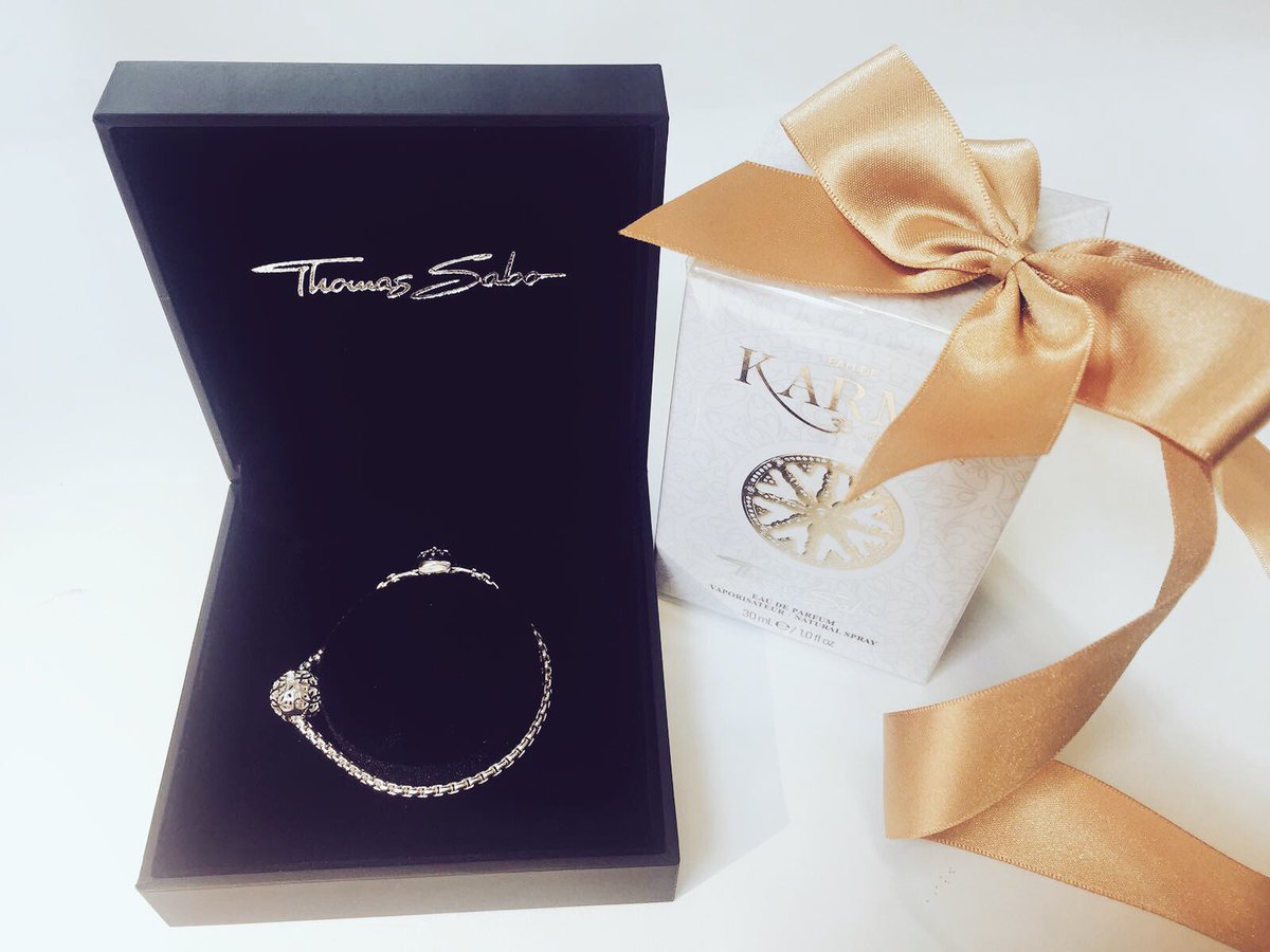 SandPmagazine's tweet photo. Just received the beautiful new @THOMASSABO Karma scent and this super cute bracelet, lovely little Friday boost @revolvepr thx guys x https://t.co/nXjFGuAmPX