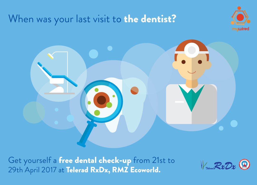 my_wired's tweet photo. Be sure to head out and get you teeth checked for free. Offer available for a limited period only! https://t.co/oT1e7vqGIf