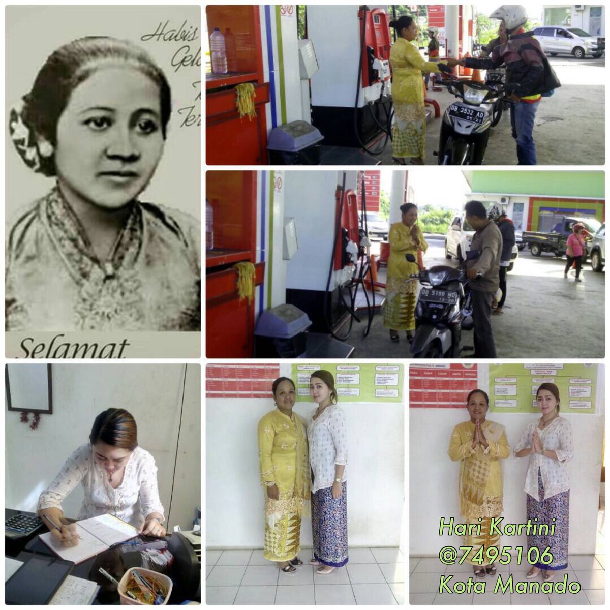 Ziko_Wahyudi's tweet photo. Bangga Bersama Kartini SPBU Sulawesi Utara
#SemangatKartiniMasaKini 
#SemangatPertamina 
#mor7ewako 
@PertaminaMOR7 @PertamaxManado https://t.co/djTskPH78V