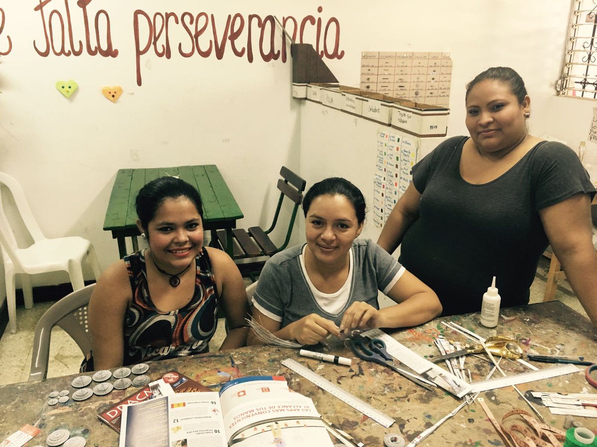 Our lovely artisans Maricela, Eveling and Fany are busy working on a new collection - watch this space for more #ChurecaChicGirl style soon!