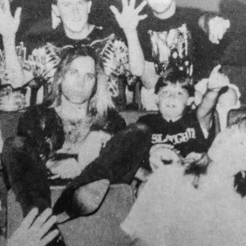 DaysOfHeavenMus's tweet photo. #fbf my first #concert ever I was 13 and I met #danastrum from #slaughter and this photo ended up in a popular mag… https://t.co/Ga8vQWjNt7 https://t.co/EqPB1U7n0c