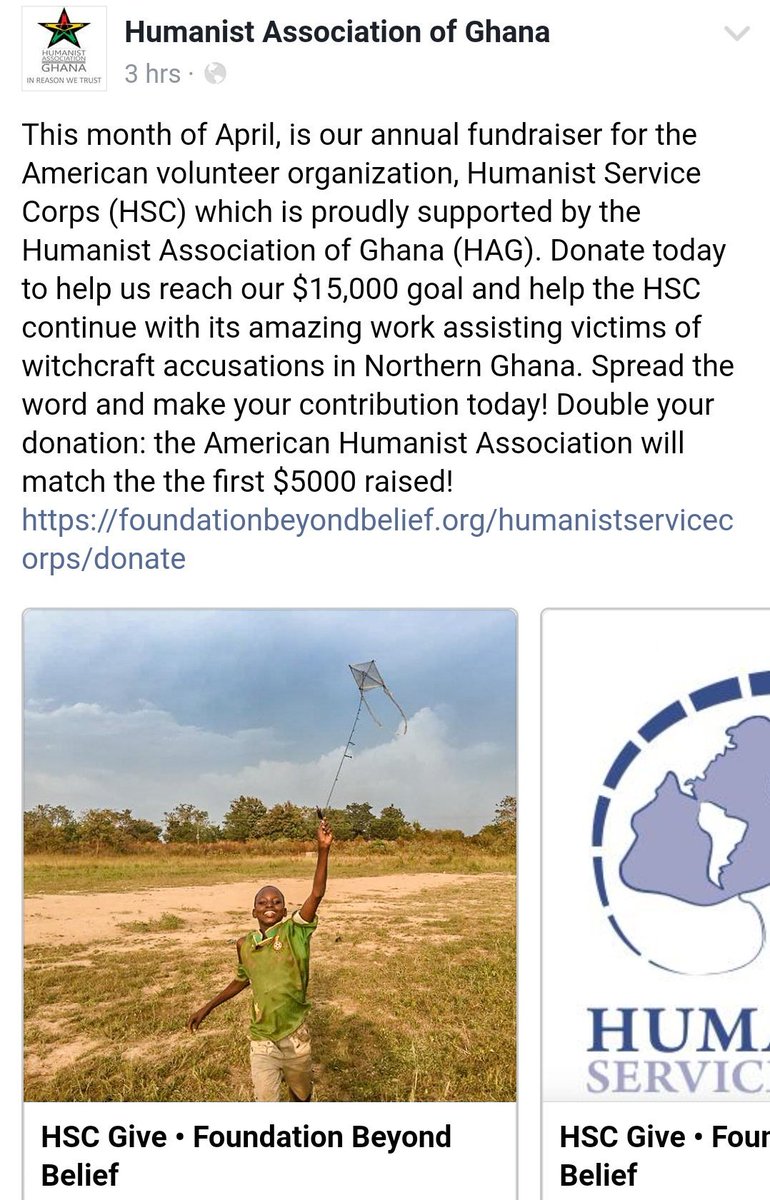 HumanistsGH's tweet image. Donate to help @HumanistService continue their amazing work in Northern Ghana foundationbeyondbelief.org/humanistservic…