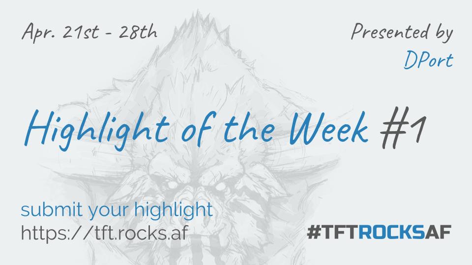 GamingRocksAF's tweet image. Submit your favorite #wc3 highlights to tft.rocks.af 🤘need a cherry on top? @DPortWarcraft will present the Top Highlights 🥇🥈🥉