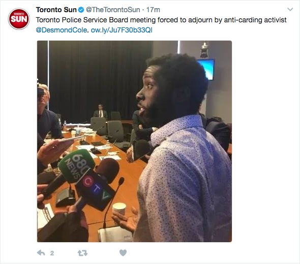 DesmondCole's tweet photo. Have y'all noticed that when I speak my truth, I'm often described as an activist, but no longer as a journalist or author or radio host? 🤔 https://t.co/YPPlotkbtu
