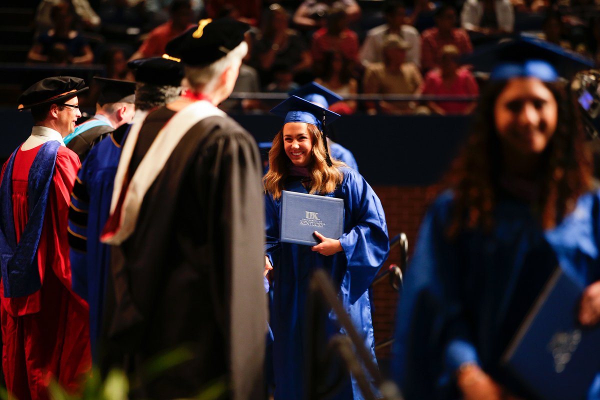 universityofky's tweet photo. Class of 2017, you are TWO WEEKS AWAY from walking across that @Rupp_Arena stage!!! #seeblue #UKGrad🎓 https://t.co/12GYQvLeaO
